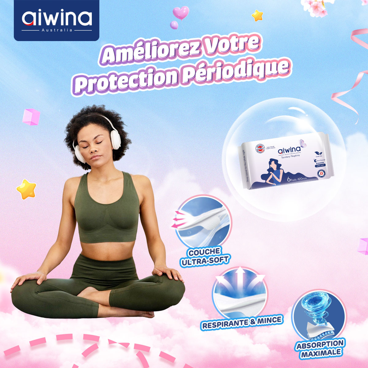 Lingettes Aiwina